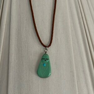 Zuni Corn Maiden Necklace